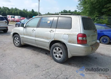 2004 Toyota Highlander V6 из США, поврежденный, VIN JTEEP21A940050689
